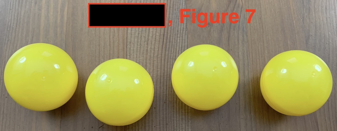 Figure 7 - Drawing balls ready for urn